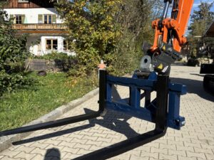 FK Machinery Palettengabel Bagger 2,5t Symlock 1200mm UPF25/12 MS08 MS03 M03 M10 OQ45-5 OQ65 OQ70/55