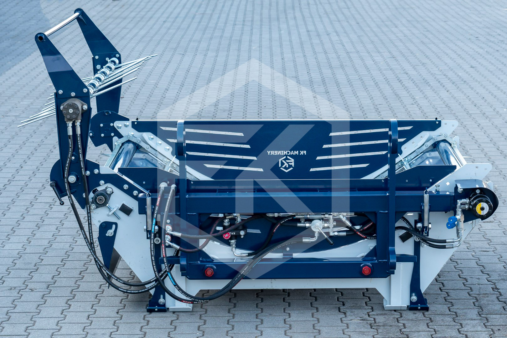 FK Machinery Rundballenabwickler mit Rotor BPBR Euroaufnahme KAT I KAT II – Bild 3