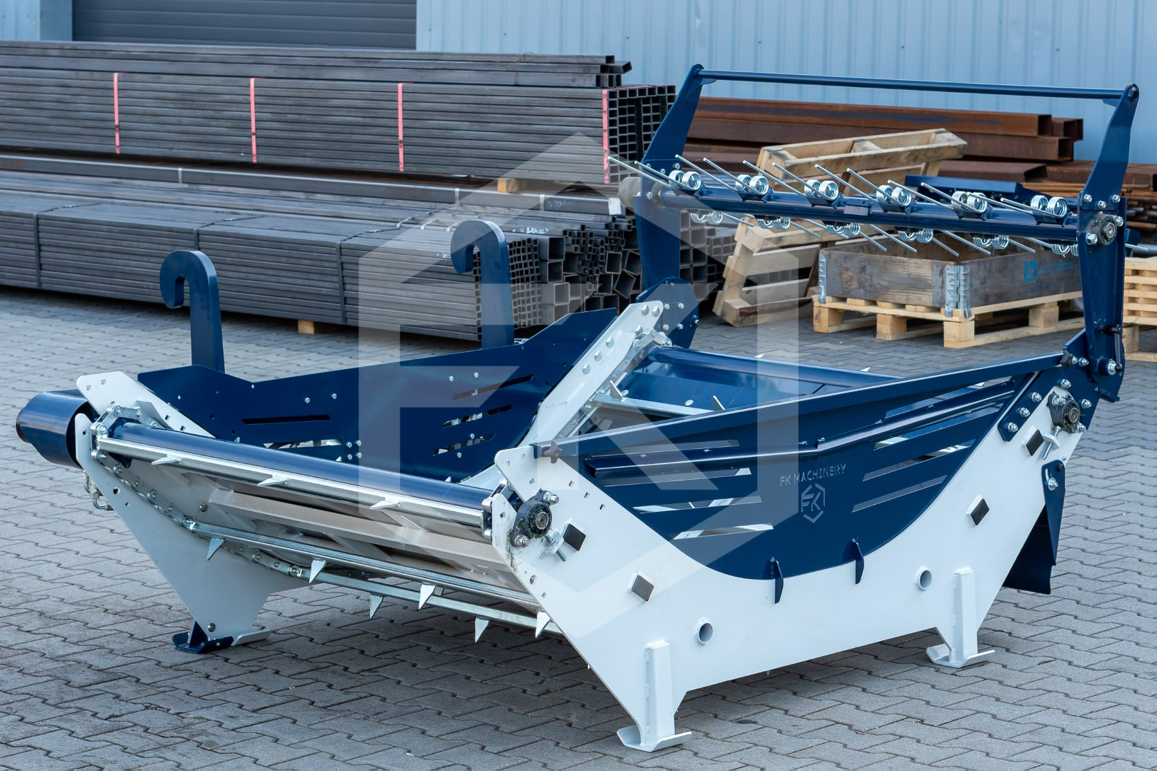 FK Machinery Rundballenabwickler mit Rotor BPBR Euroaufnahme KAT I KAT II – Bild 5