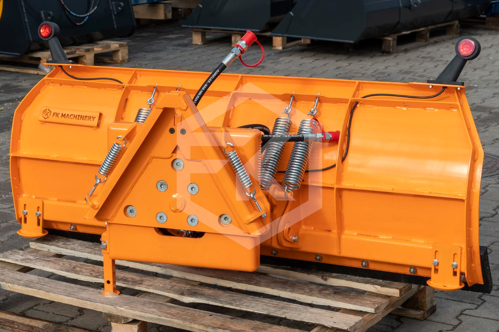 FK Machinery Schneepflug Gerade Kommunal CPK 120 Euroaufnahme Hoflader Kommunalschlepper – Bild 7
