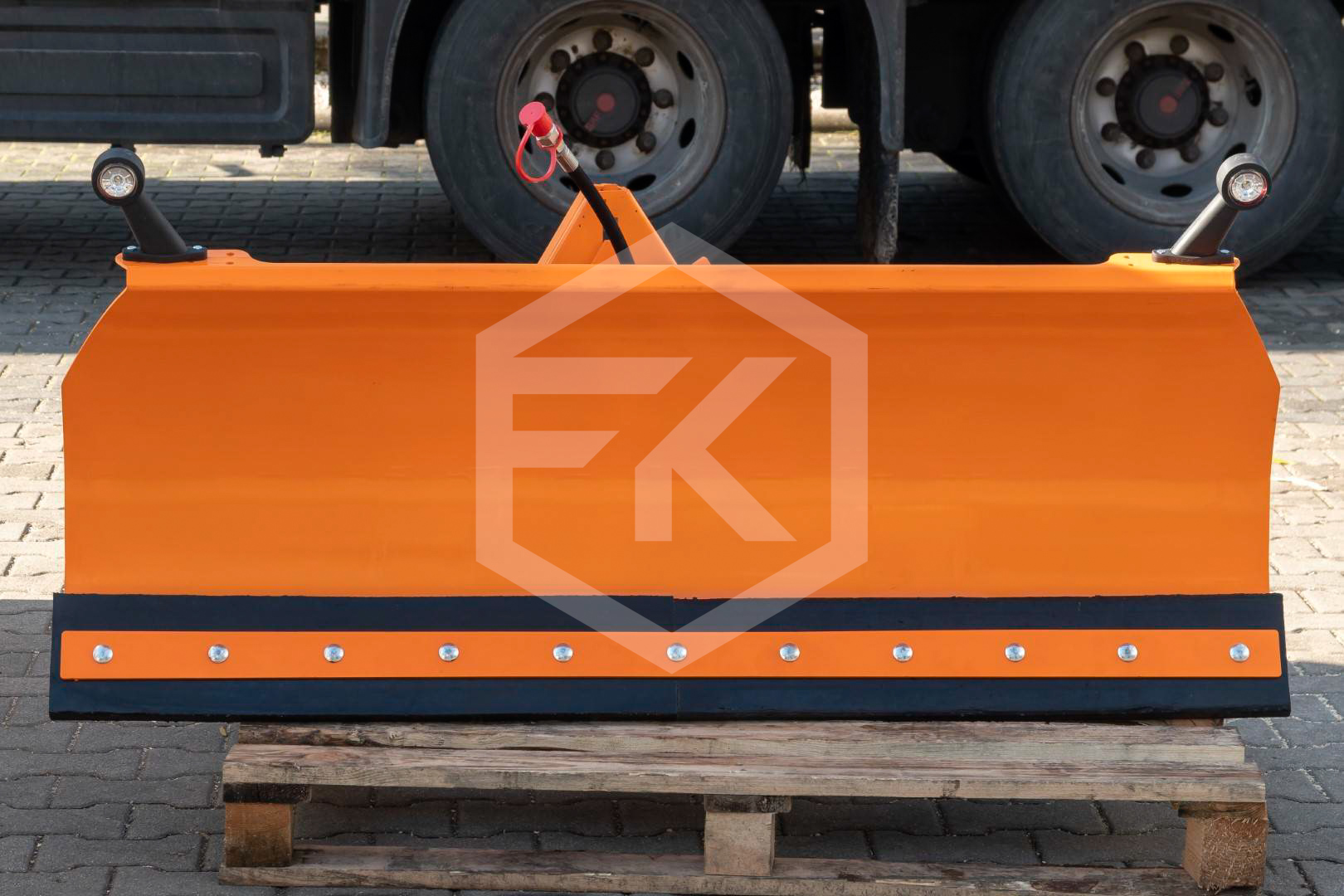 FK Machinery Schneepflug Gerade Kommunal CPK 120 Euroaufnahme Hoflader Kommunalschlepper – Bild 6