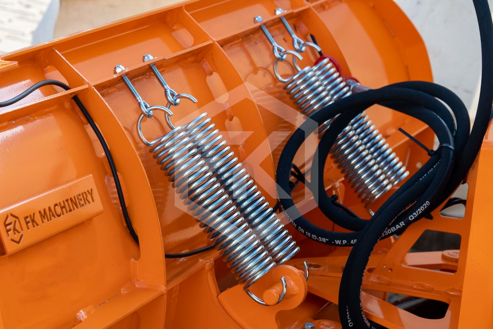 FK Machinery Schneepflug Gerade Kommunal CPK 120 Euroaufnahme Hoflader Kommunalschlepper – Bild 4